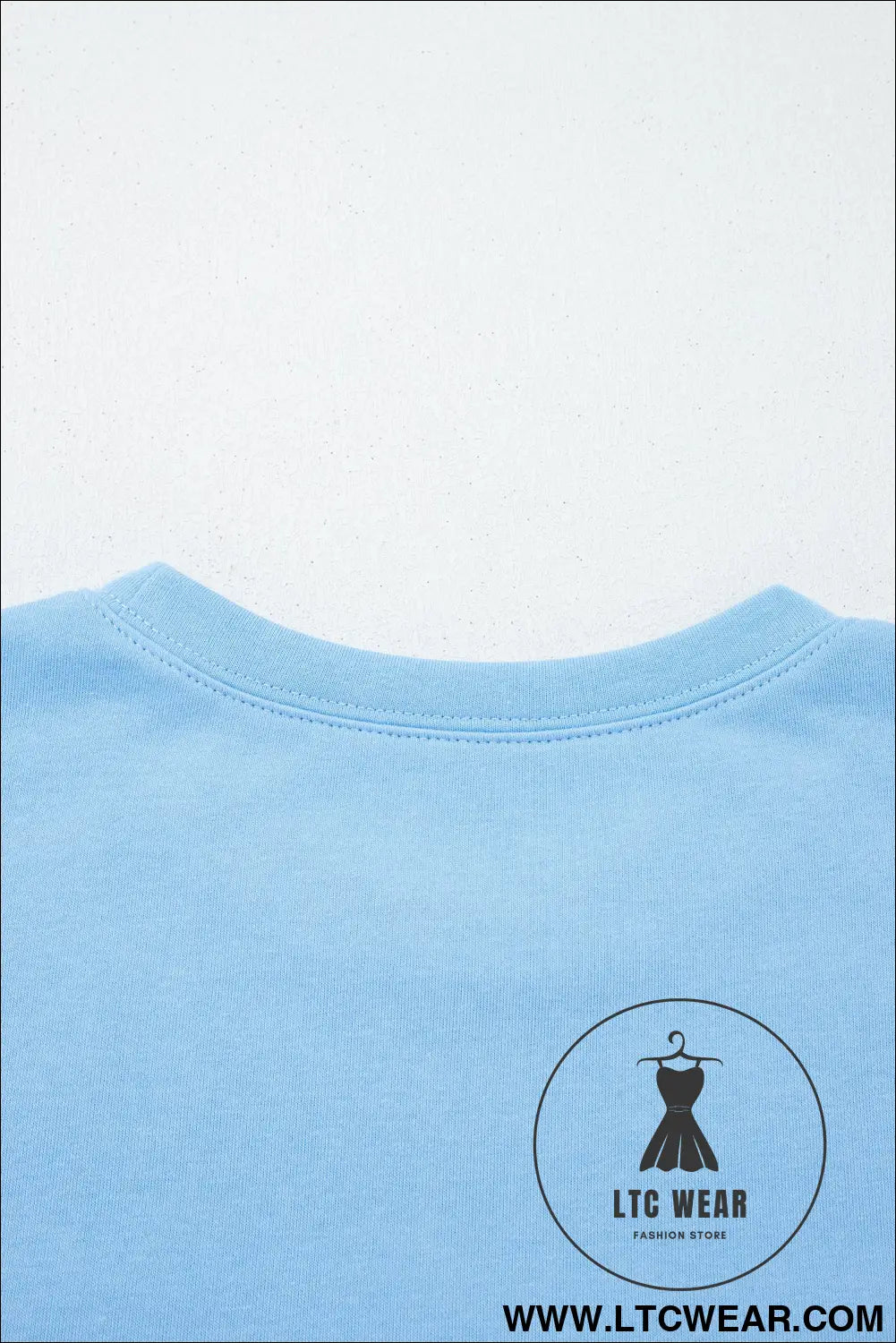 Mist blue usa flag textured patchwork cap sleeve tee - tops & tees