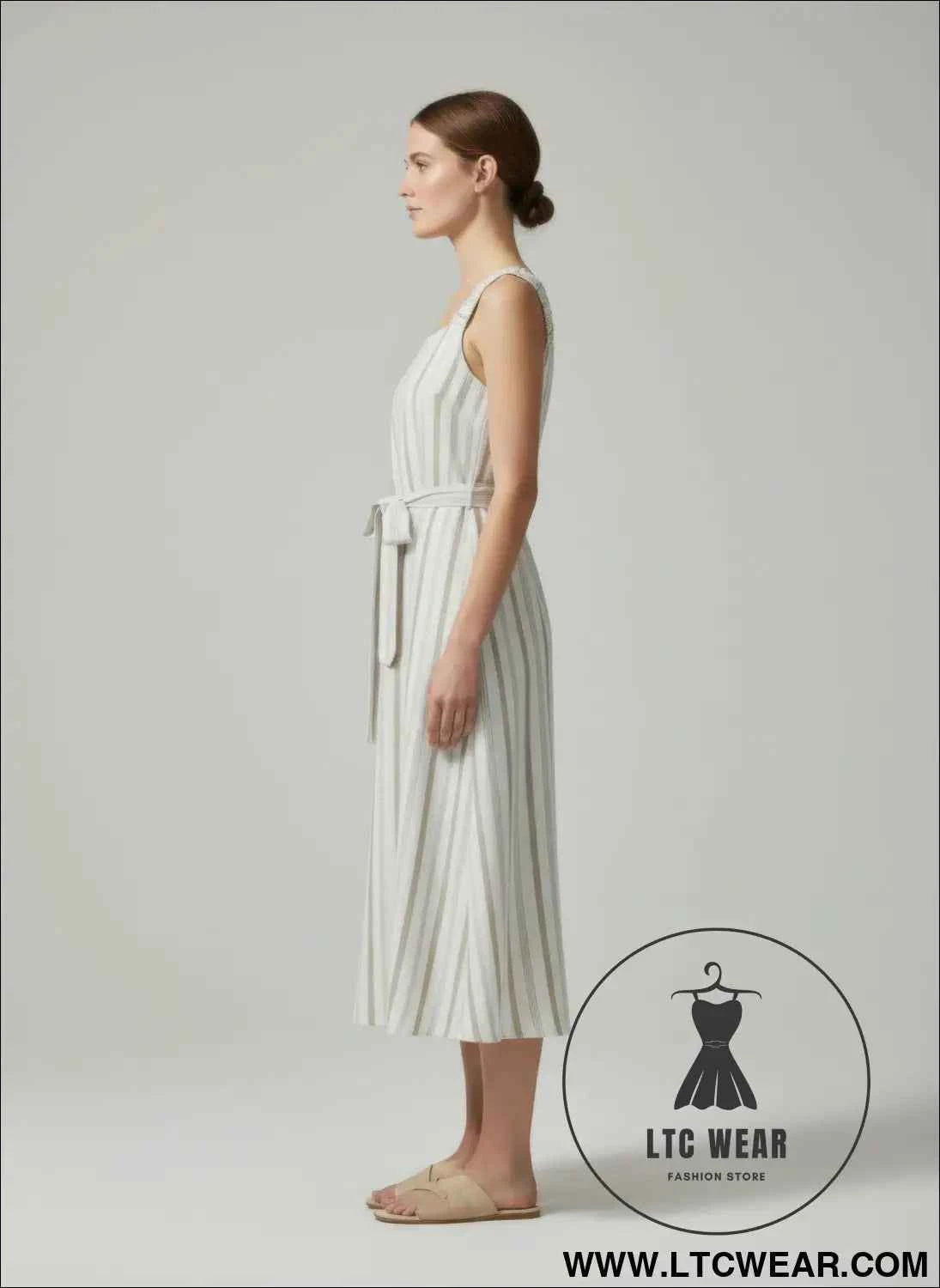 Mlle Gabrielle Striped Dress