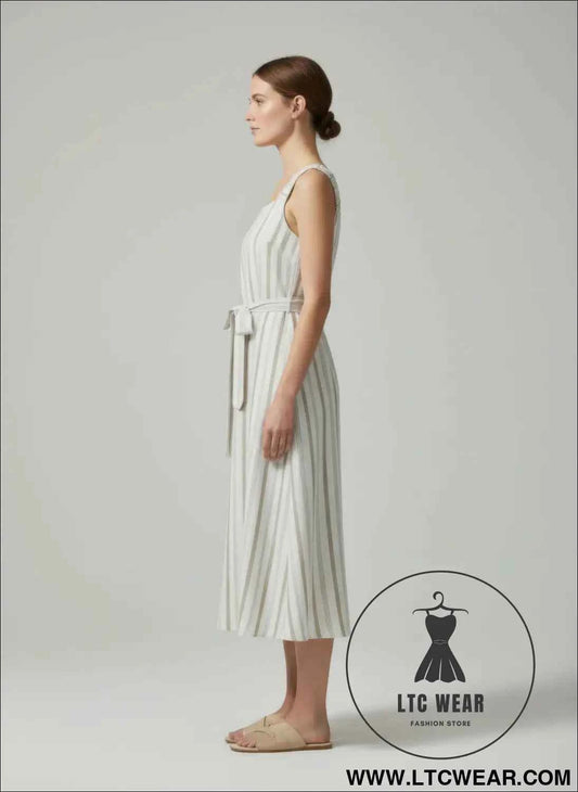 Mlle Gabrielle Striped Dress
