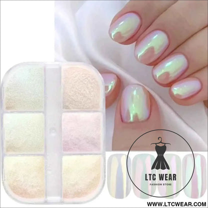 Moonlight Metallic Chrome Nail Powder for Stunning Effects