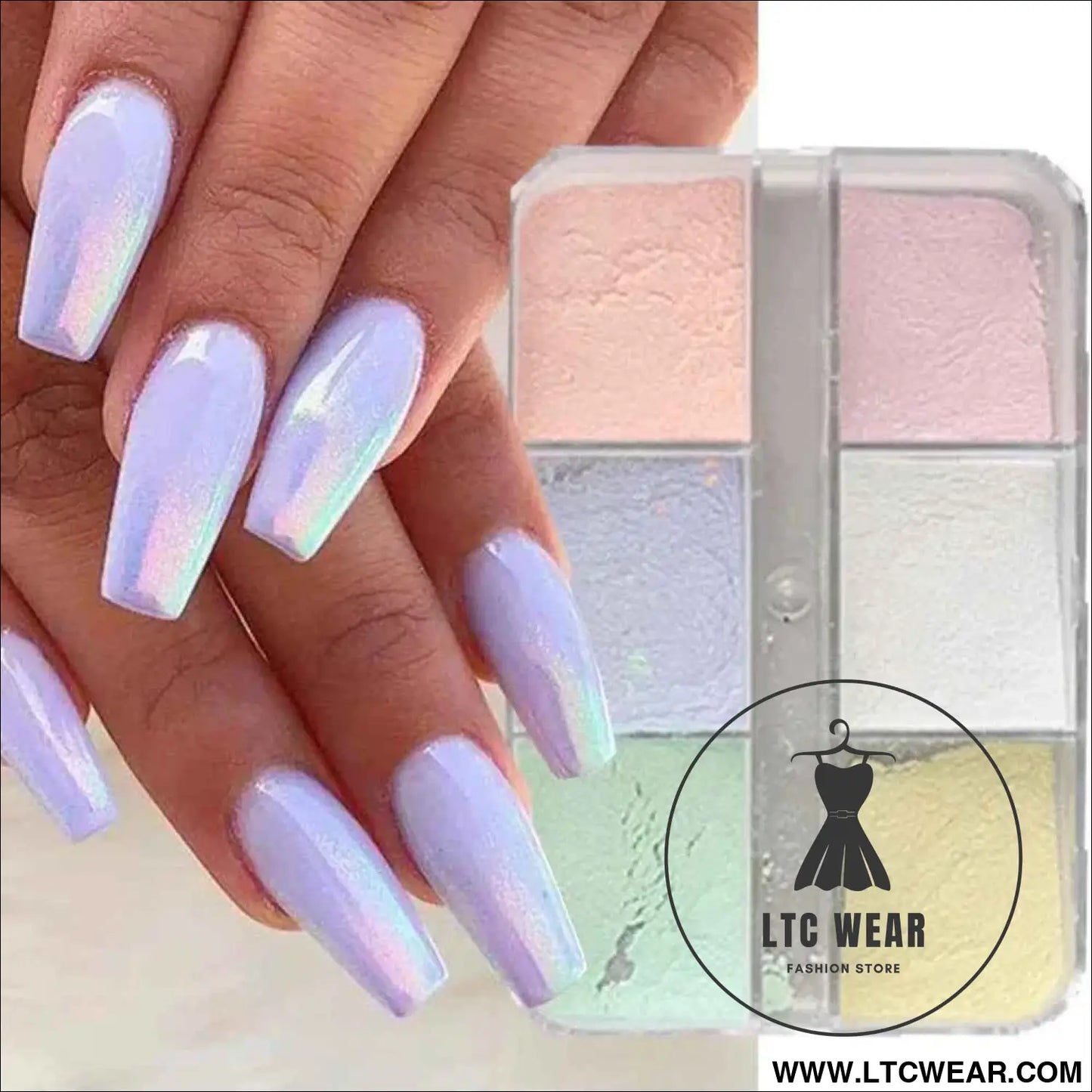 Moonlight Metallic Chrome Nail Powder for Stunning Effects