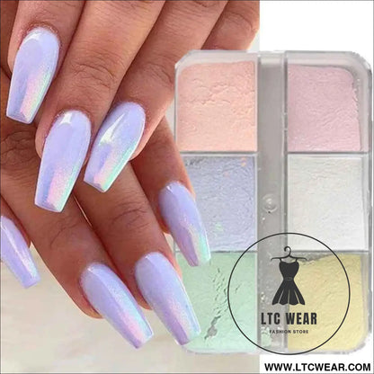 Moonlight Metallic Chrome Nail Powder for Stunning Effects