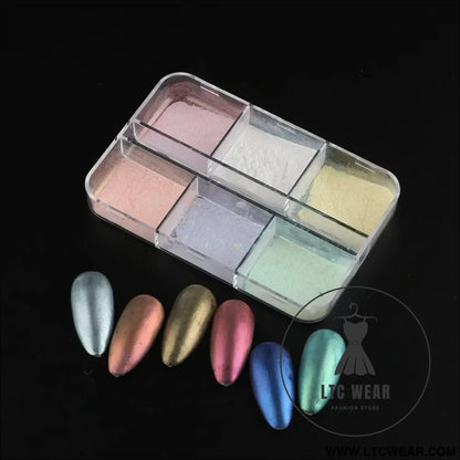 Moonlight Metallic Chrome Nail Powder for Stunning Effects - L.T.C Wear Online Fashion Store