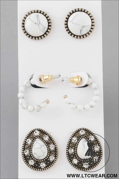 Multi Antique Earrings Set
