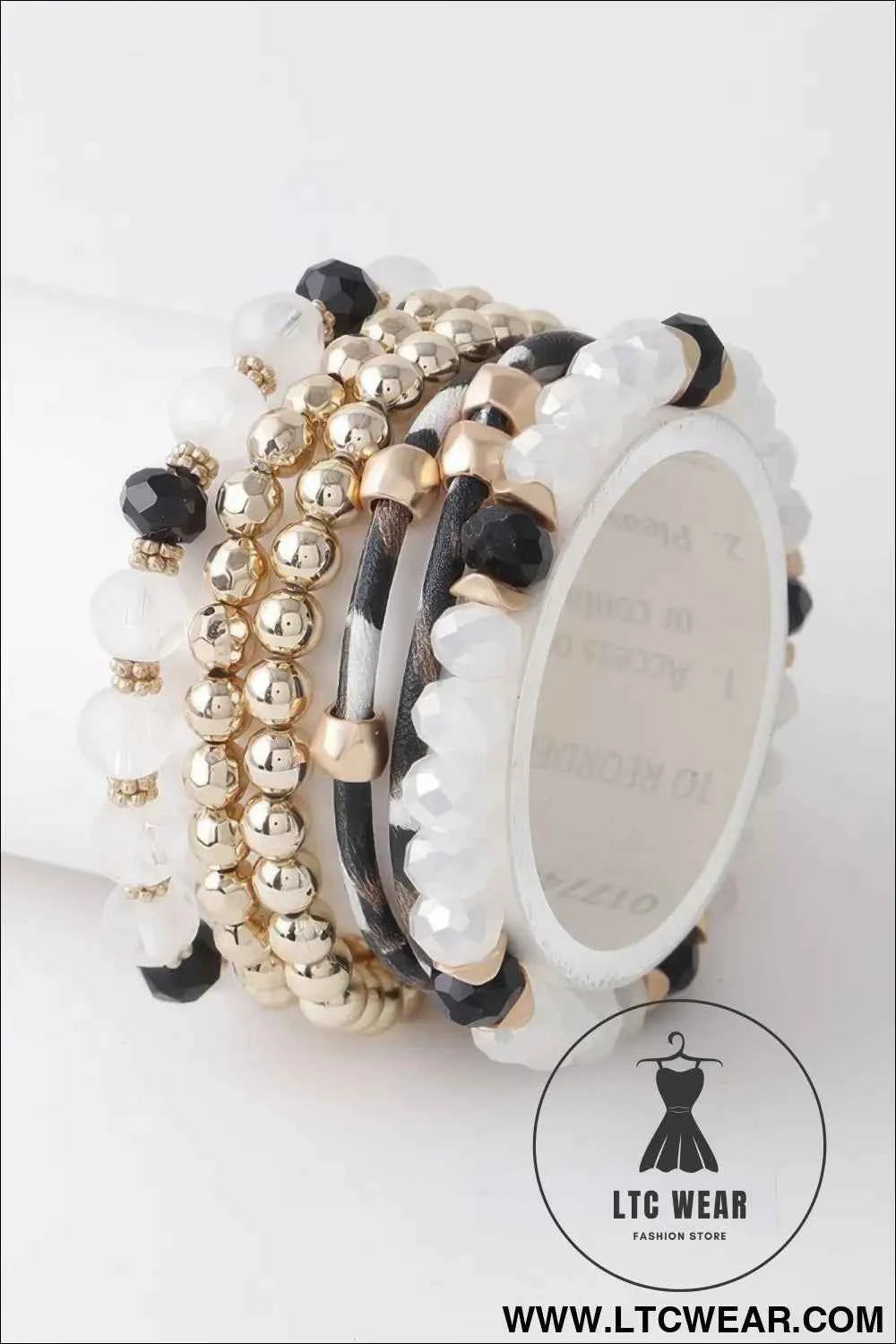 Multi Bead Crystal Bracelet - Stylish and Versatile Accessory