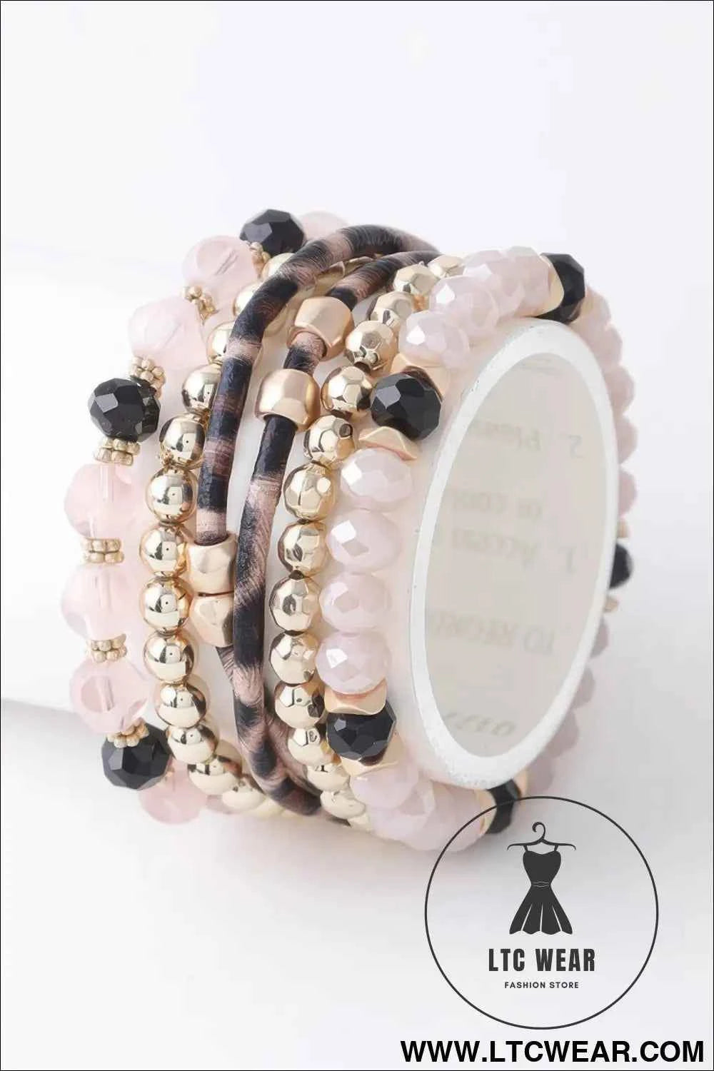 Multi Bead Crystal Bracelet - Stylish and Versatile Accessory