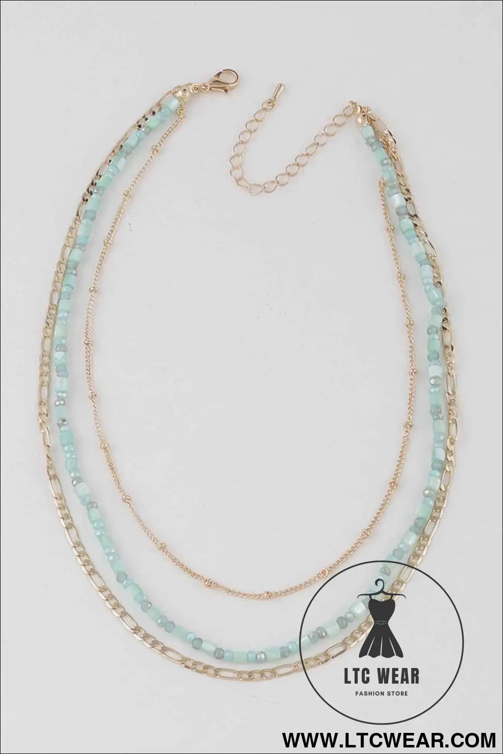 Multi Beaded Chain Necklace