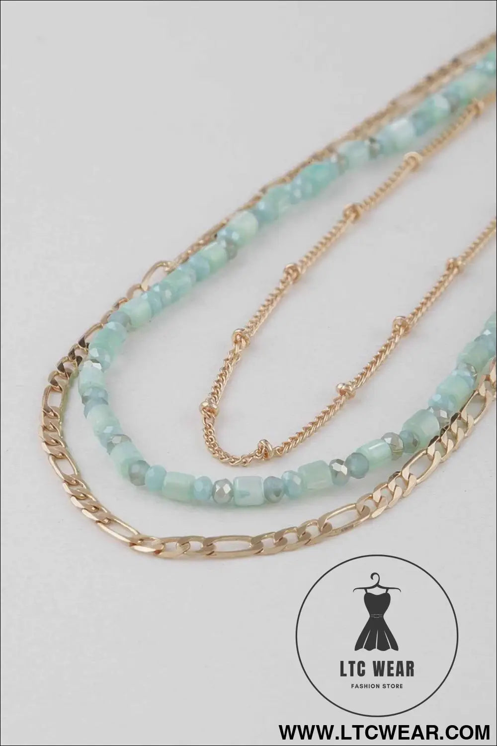 Multi Beaded Chain Necklace