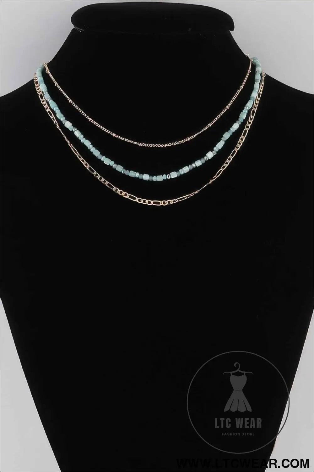 Multi Beaded Chain Necklace