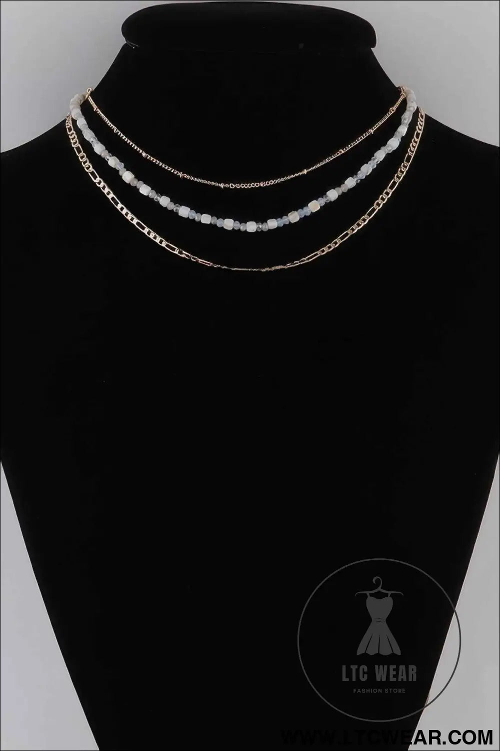 Multi Beaded Chain Necklace