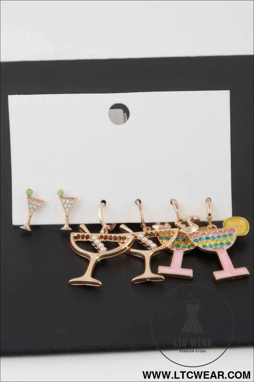 Multi Cocktail Earrings Set