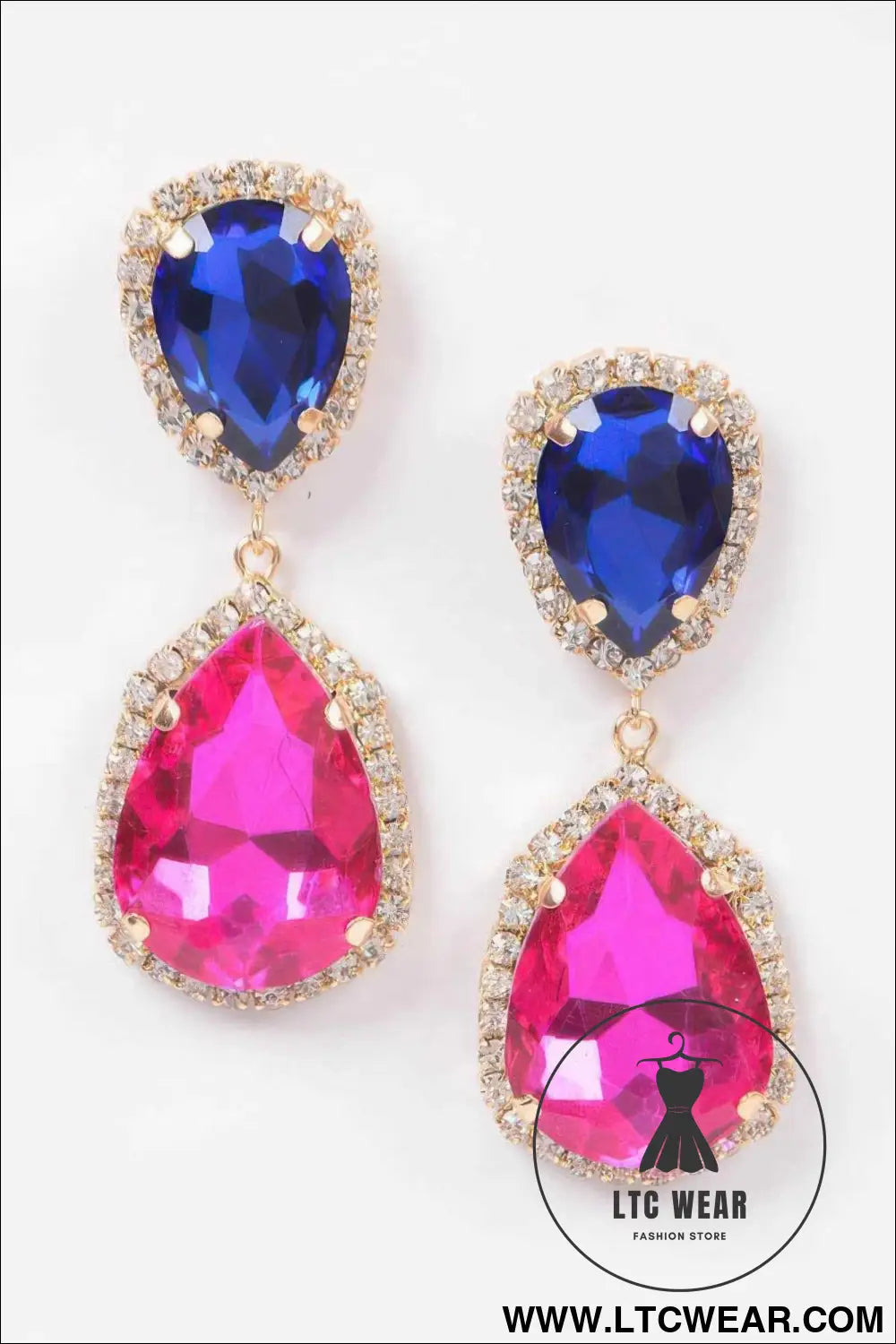 Multi Color Stone Earring