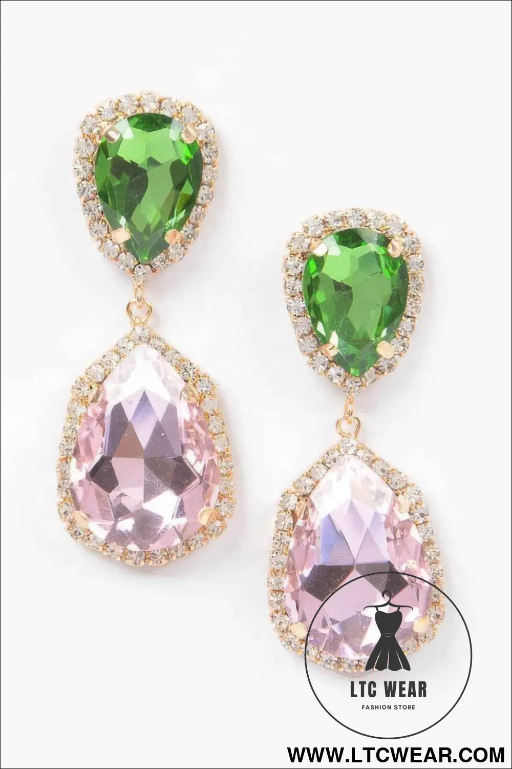 Multi Color Stone Earring