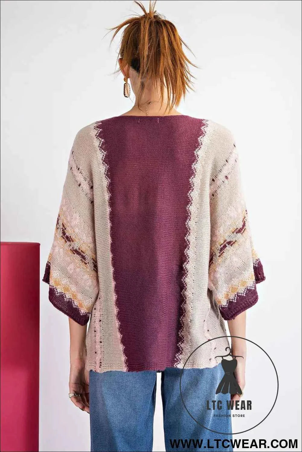 Multi Color Thread Sweater