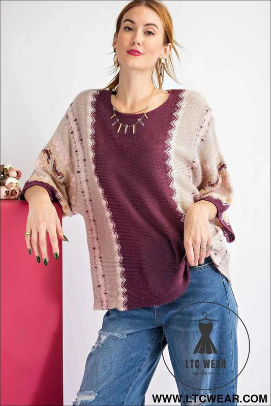 Multi Color Thread Sweater