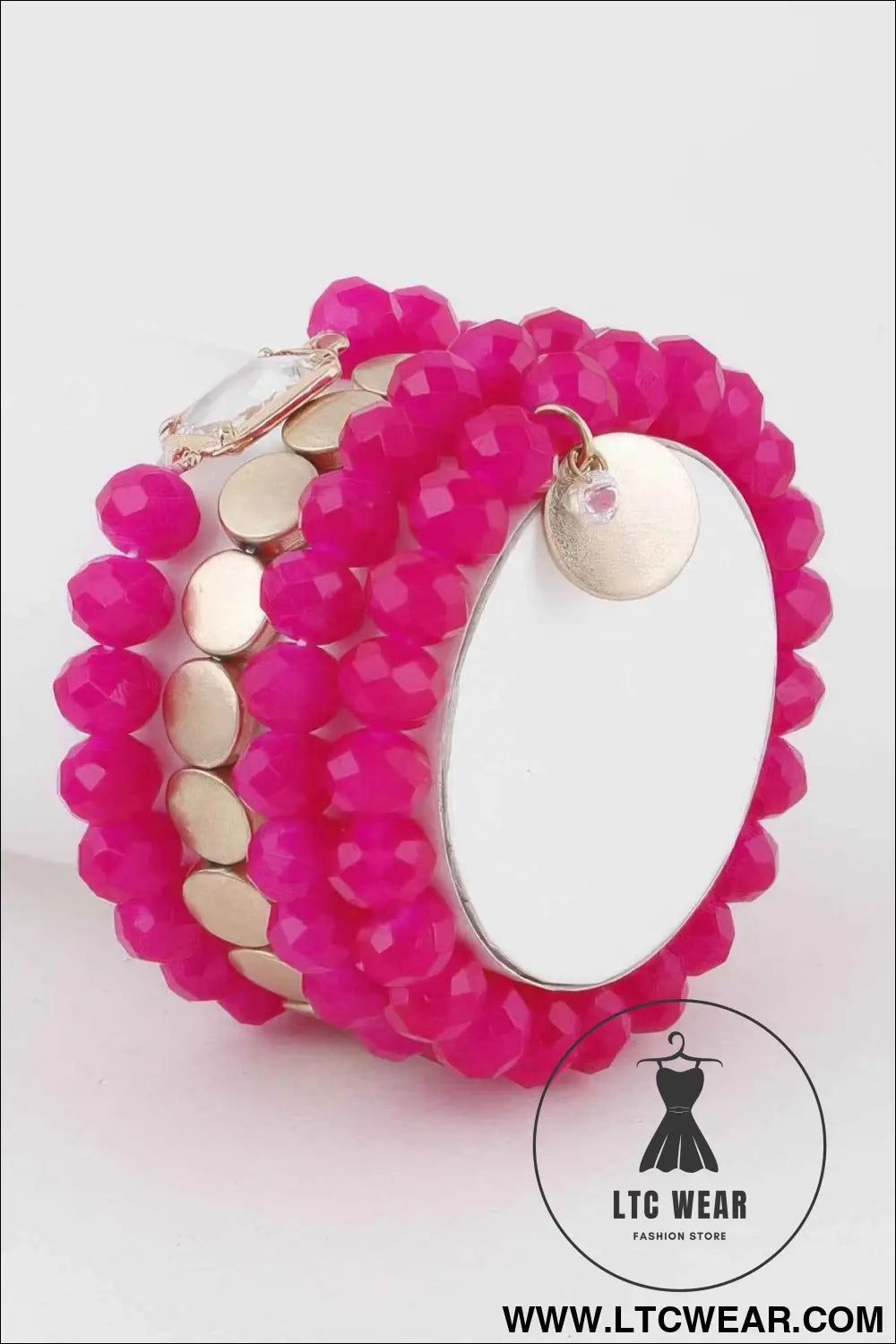 Multi Crystal Beaded Bracelet