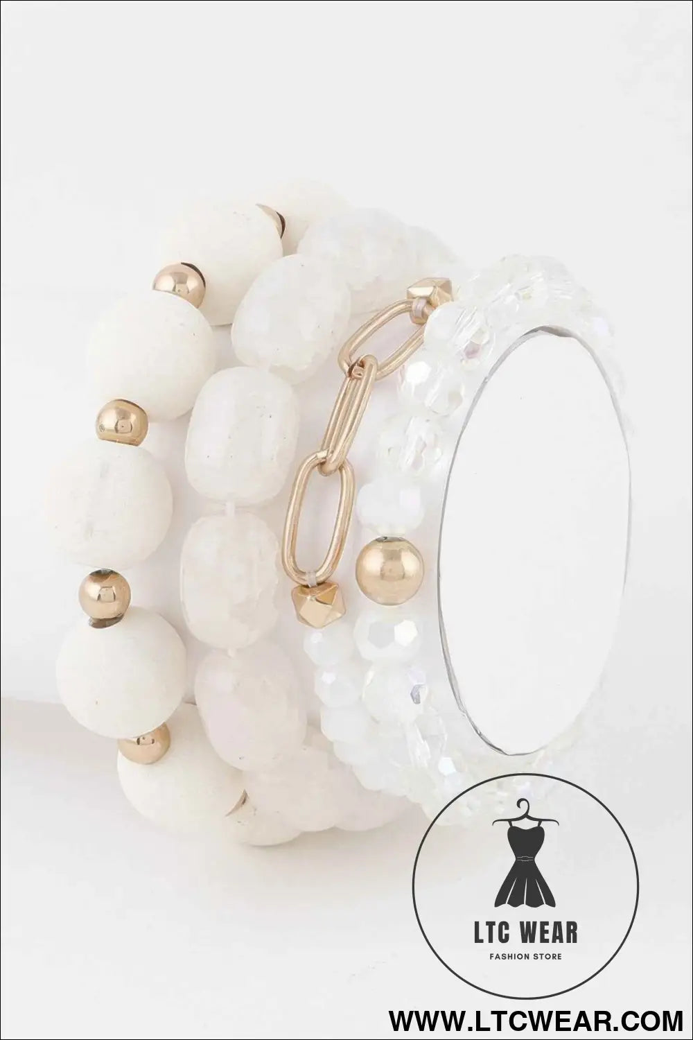 Multi Crystal Beaded Bracelet