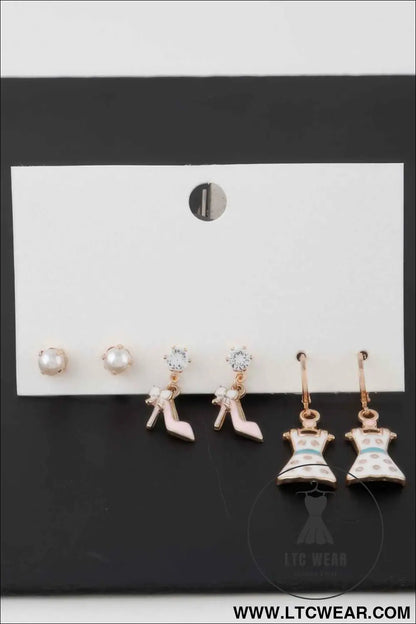 Multi Fashion Earrings Set