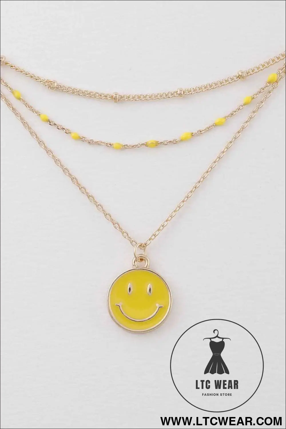 Multi Happy Face Necklace