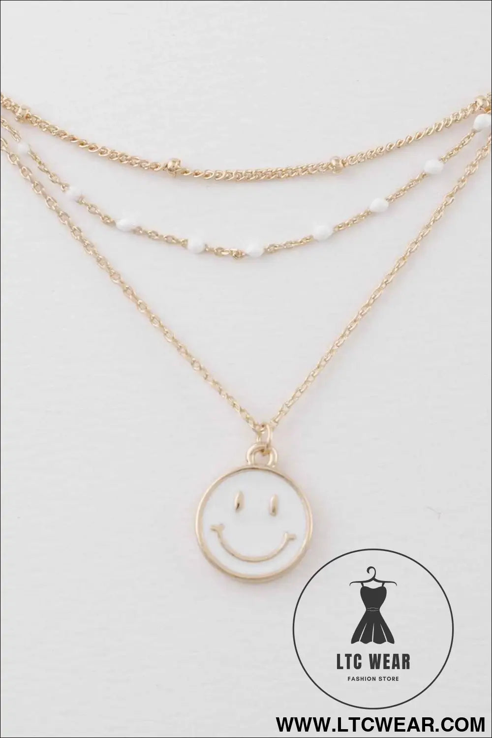 Multi Happy Face Necklace