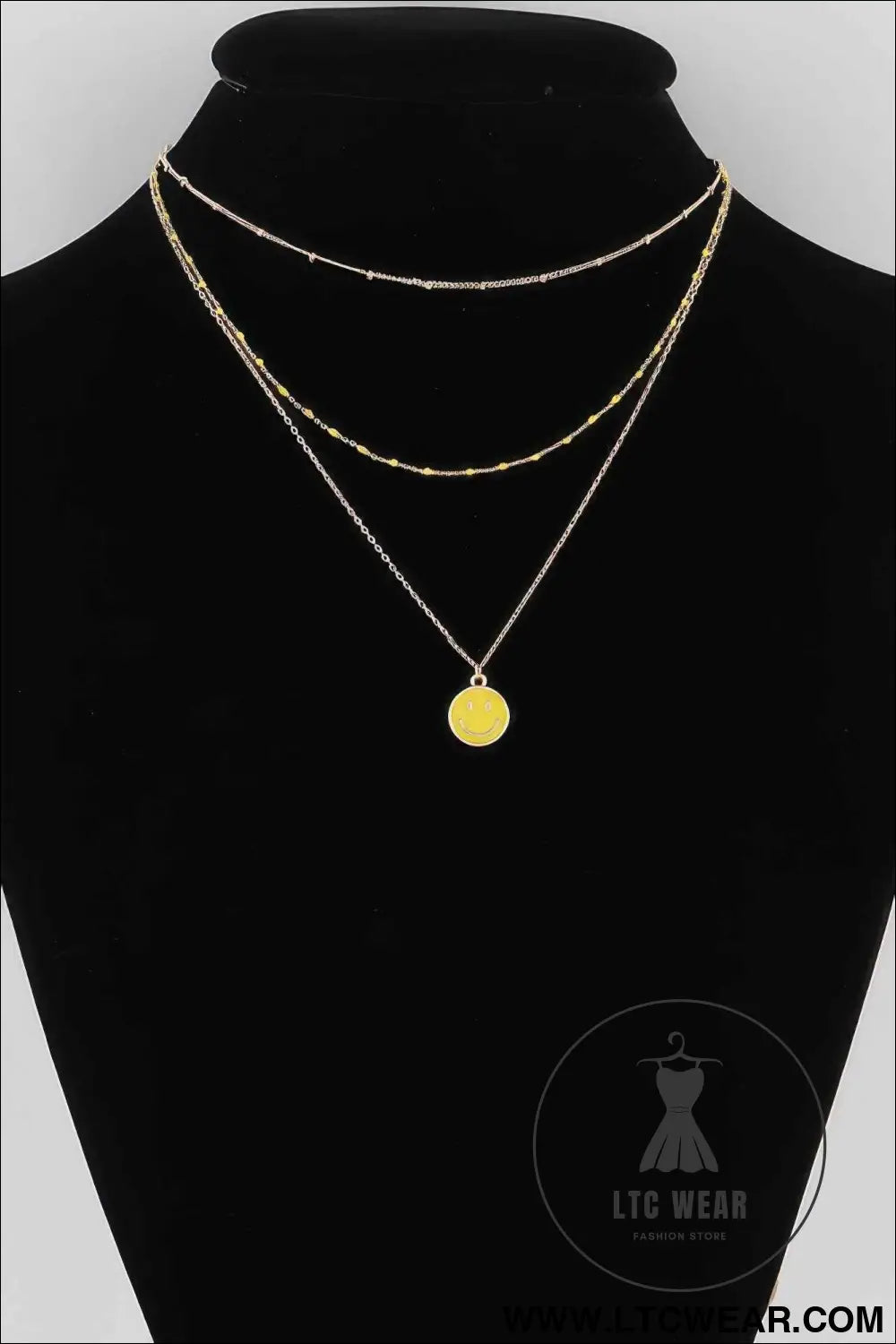 Multi Happy Face Necklace