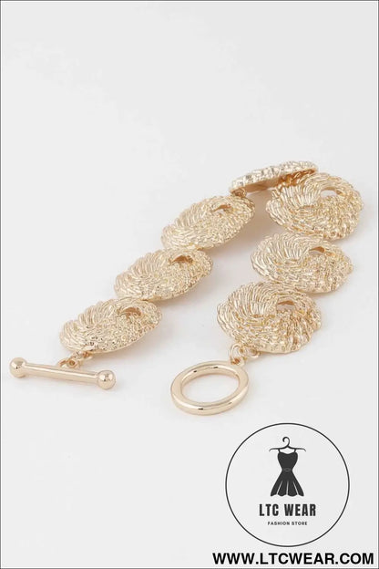 Multi Interlaced Charm Bracelet