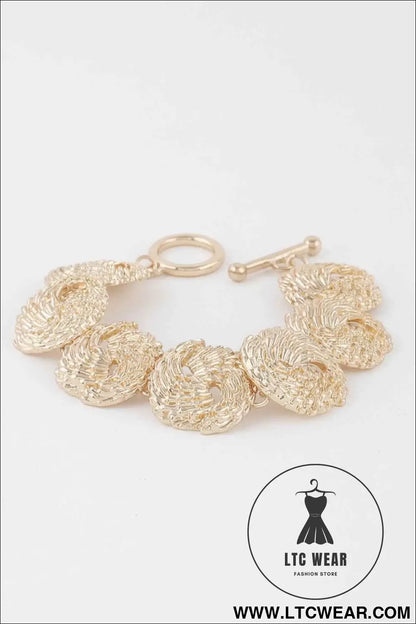 Multi Interlaced Charm Bracelet