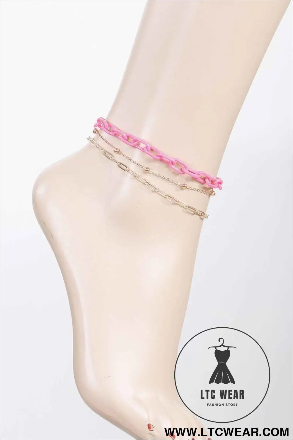 Multi Link Chain Anklet