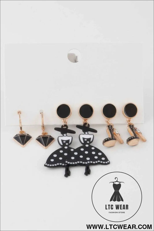 Multi Luxury Lady Earrings Set