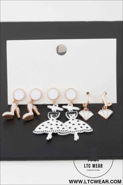 Multi Luxury Lady Earrings Set