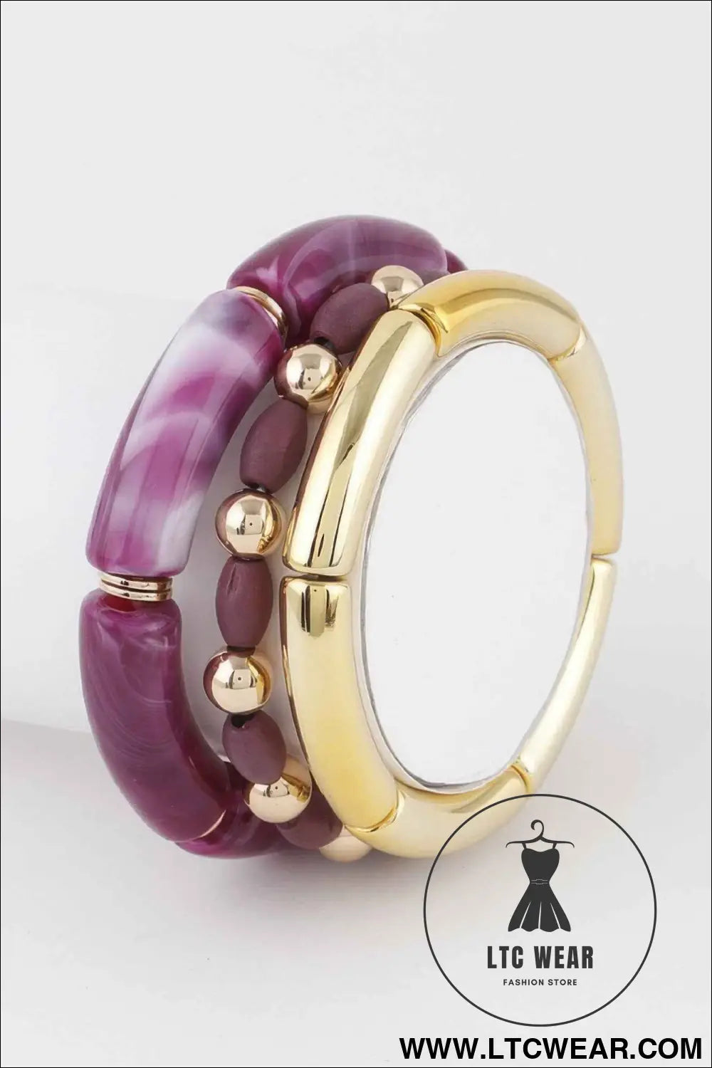 Multi Marble Tube Bracelet