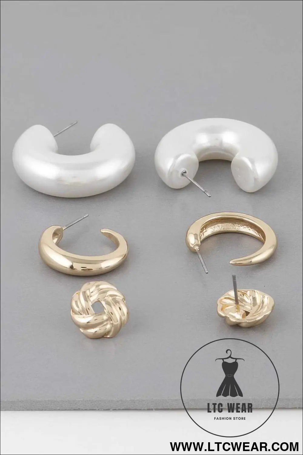 Multi Minimal Earrings Set