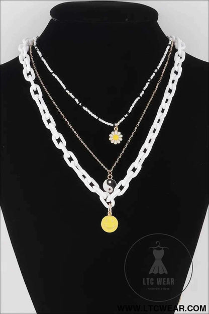 Multi Pendant Chain Necklace