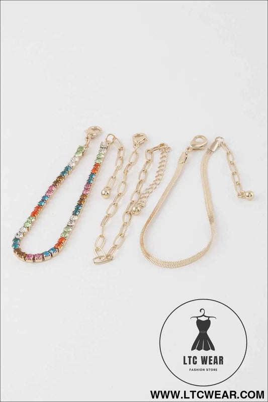 Multi Rhinestone Bracelet
