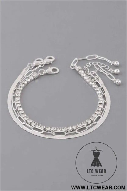 Multi Rhinestone Bracelet