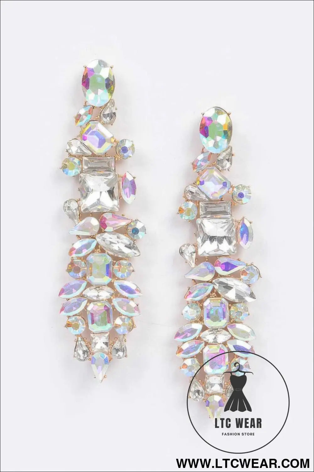 Multi Rhinestone Earring