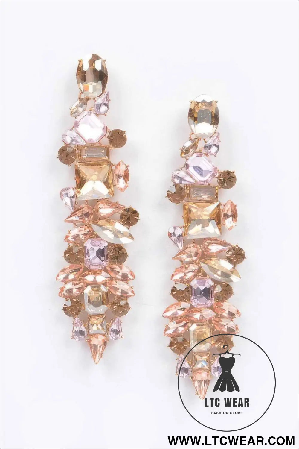 Multi Rhinestone Earring