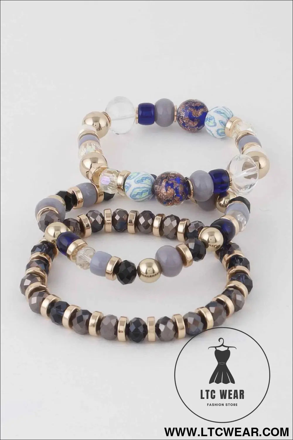 Multi Stone N Bead Bracelets