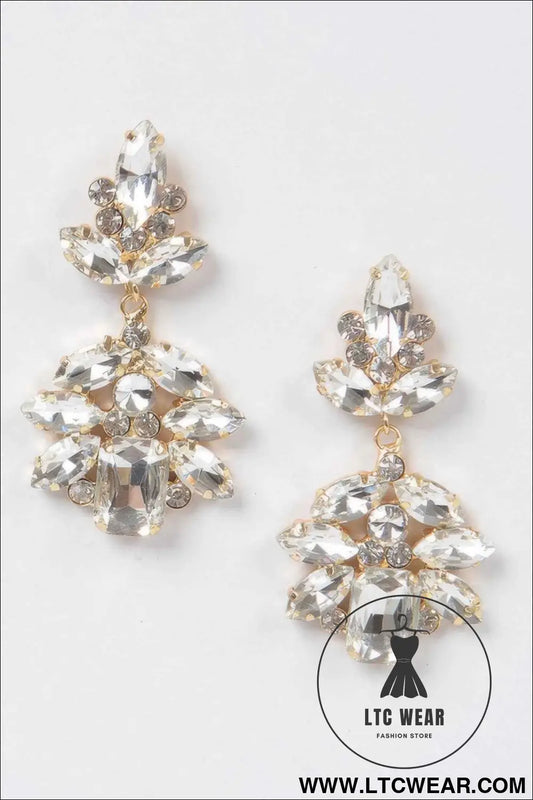 Multi Stone Party Earrings