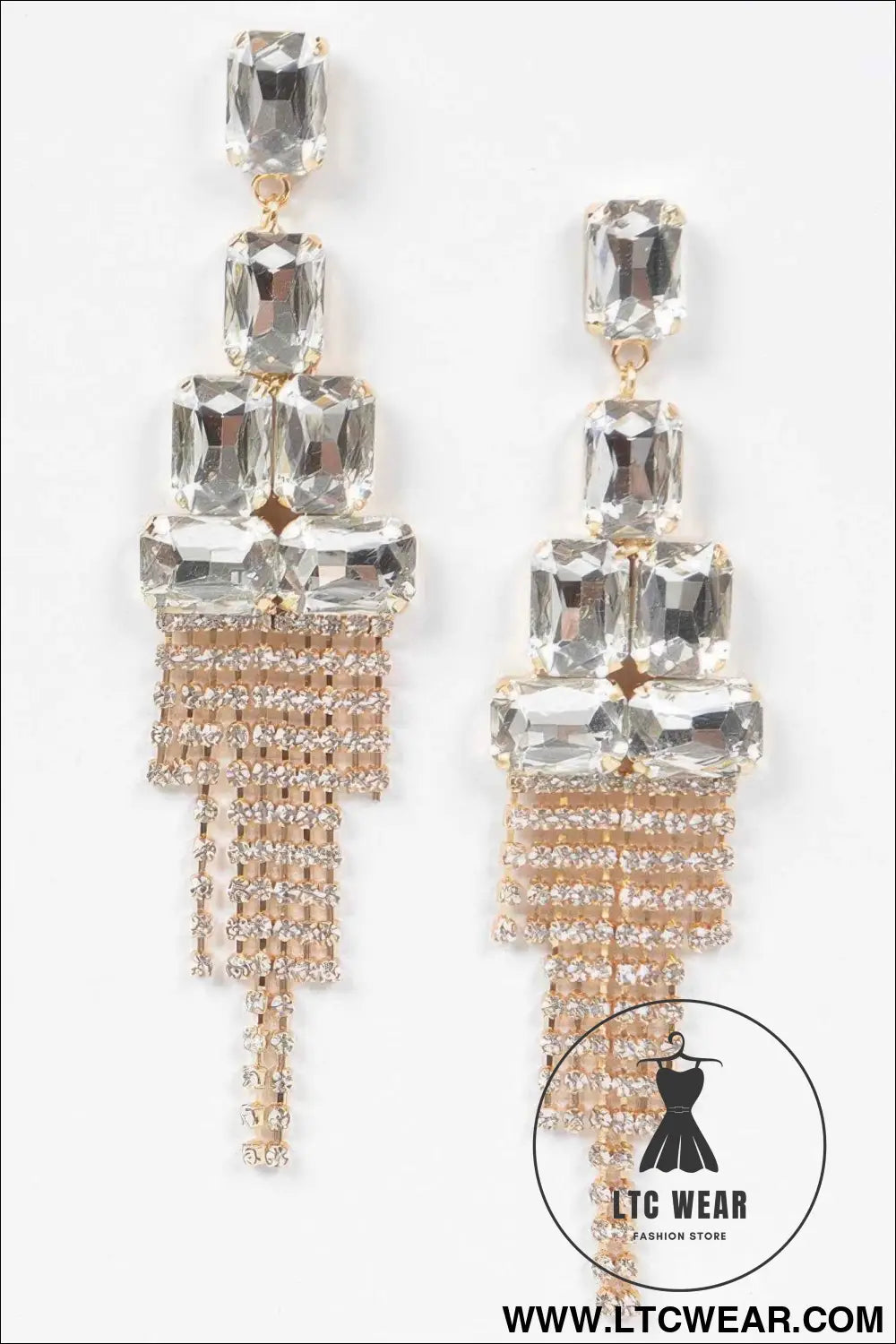 Multi Stone Party Earrings