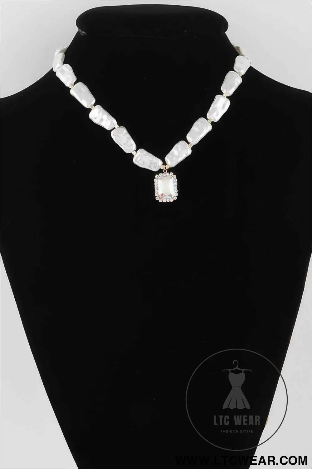 Multi Stone Pendant Necklace