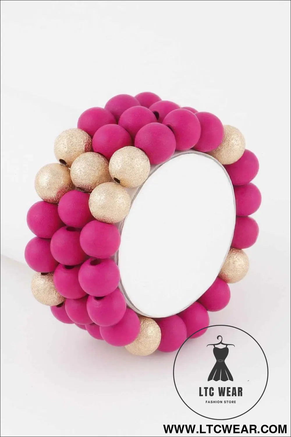 Multi Two Toned Bead Bracelet