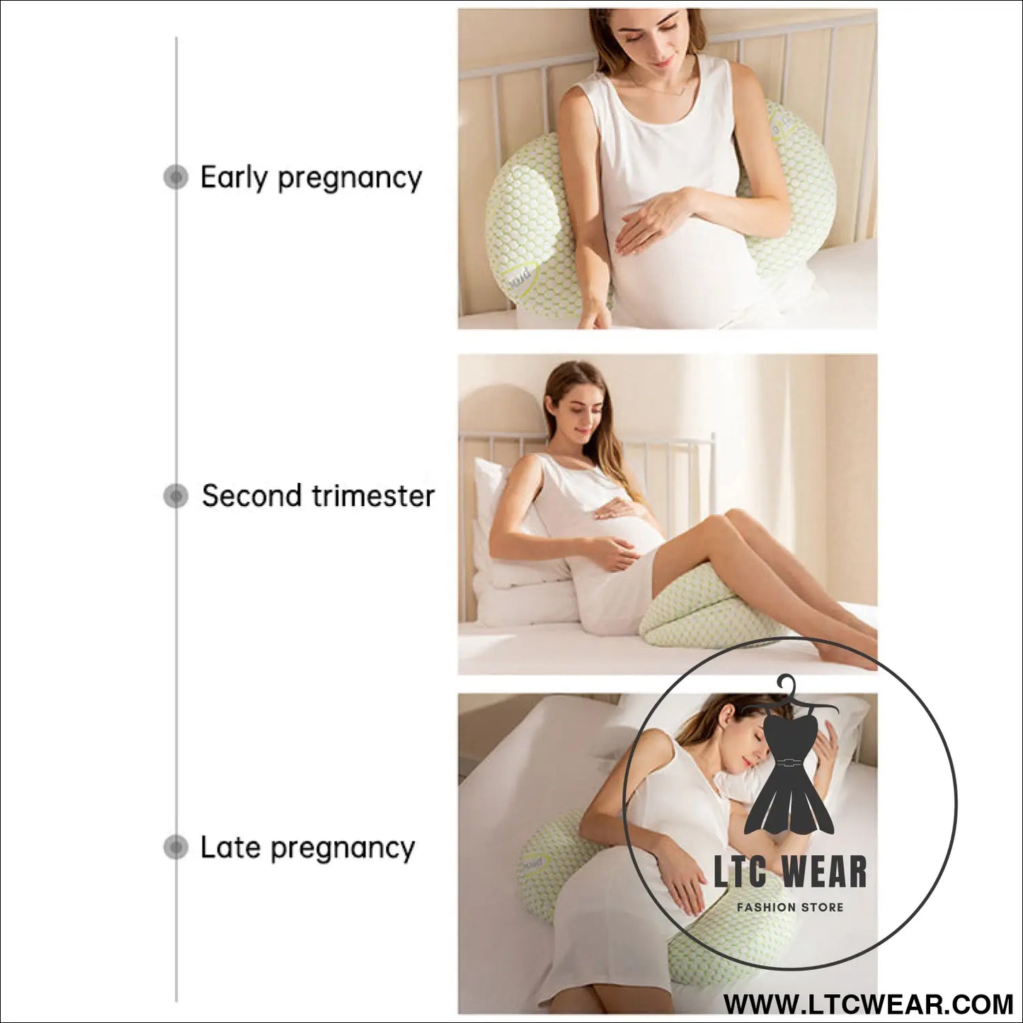 Multifunctional extension and upgrade probiotic waist pillow comfortable during pregnancy adjustable maternity pillow