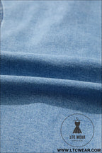 Myosotis slit denim vest: classic meets contemporary - vests
