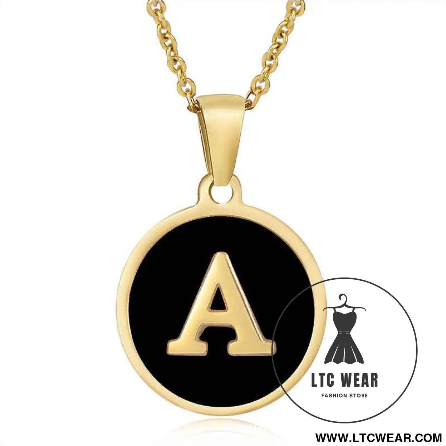 Natural Shell Initial Necklace Collection