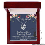 Necklace lamp box mother’s day gift - necklace + c card light box