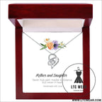 Necklace lamp box mother’s day gift - necklace + h card light box