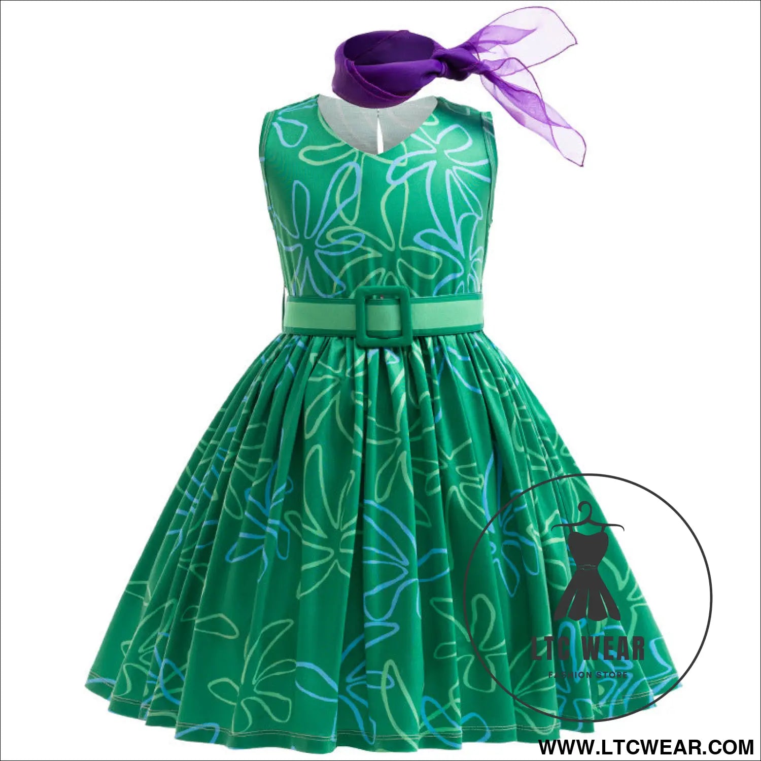 New children’s clothing brain agent team 2 same style dress stage performance dress girls’ sleeveless skirt