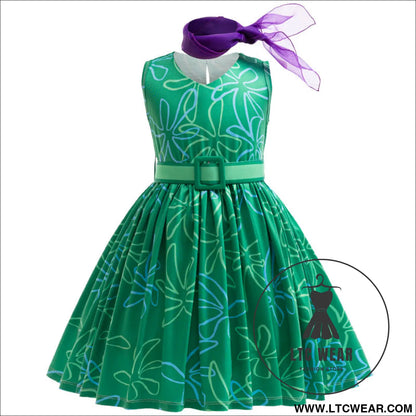New children’s clothing brain agent team 2 same style dress stage performance dress girls’ sleeveless skirt