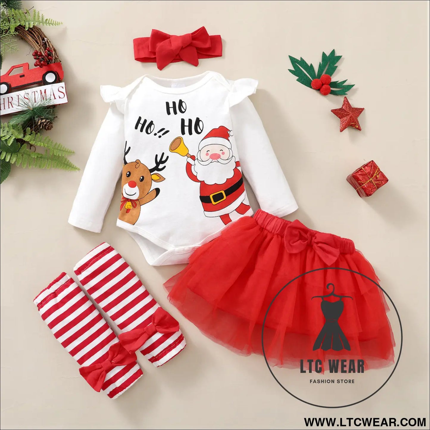 New popular christmas dress set for girls